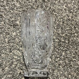 Elegant Clear Crystal Vase